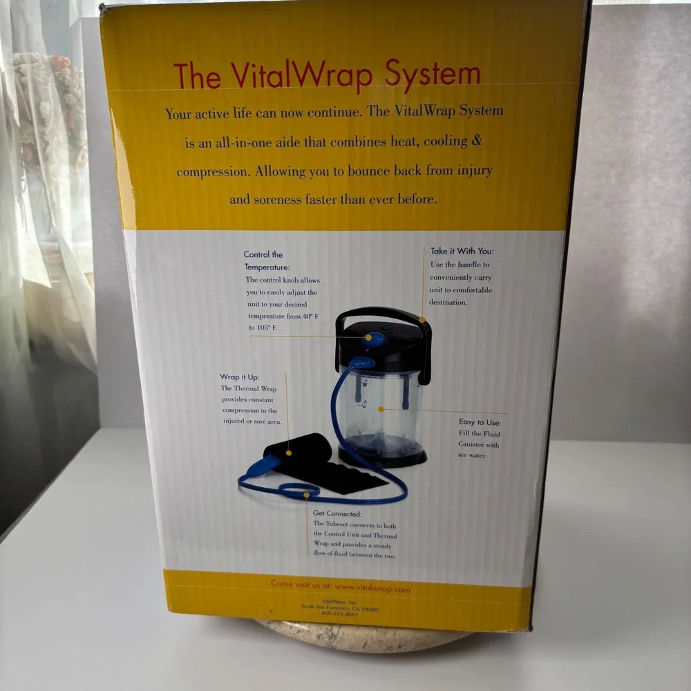 Vital Wrap System‎ Temperature Controlled Vitalwear Heat/Cold Circulating Wrap
